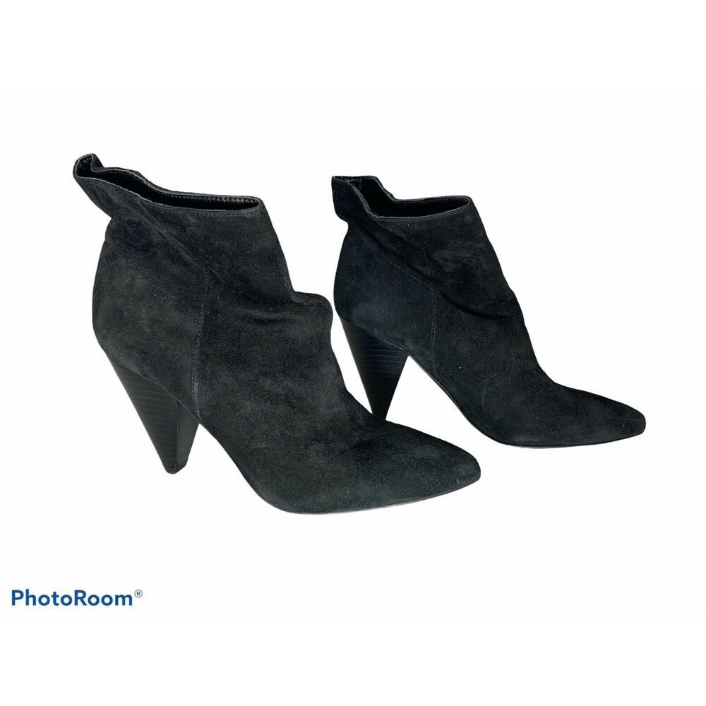 Treasure & Bond scope bootie black‎ suade 6 NEW